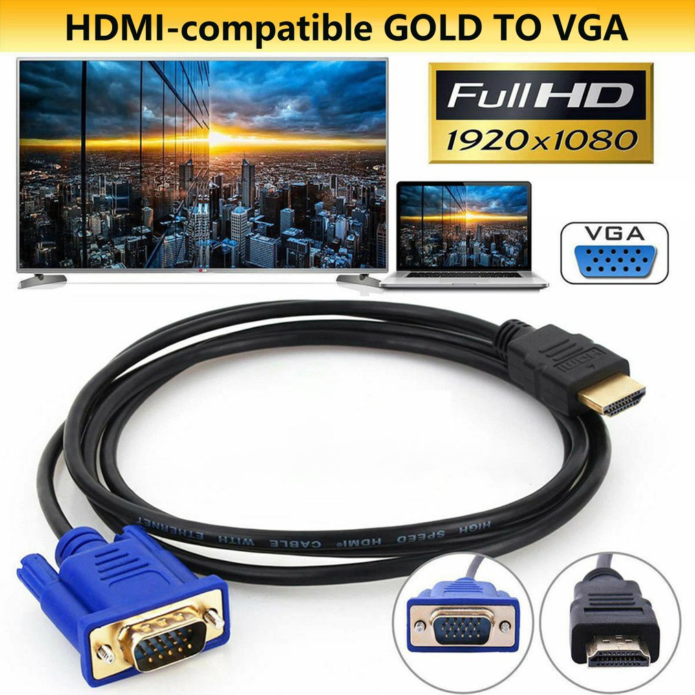 1.8M/6FT  HDMI ȣȯ  VGA  15    ̺ 1080P 6FT TV DVD  ׼
